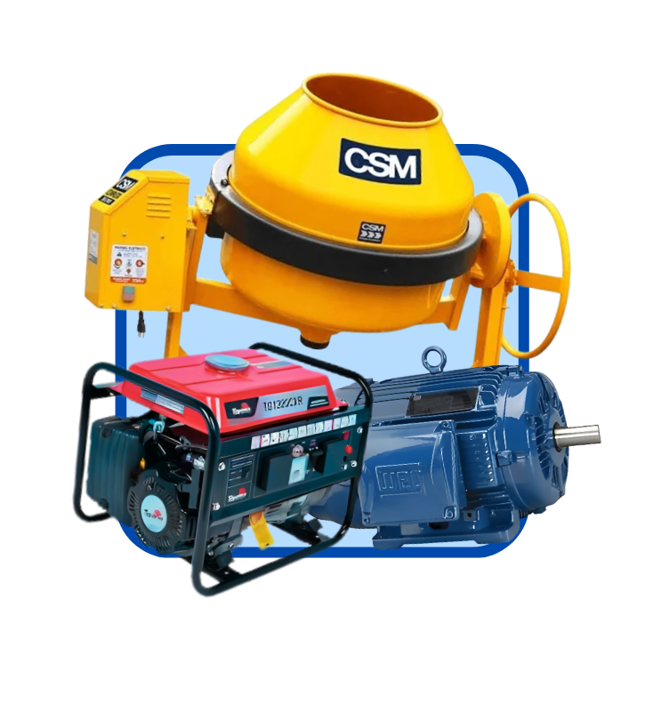 Maquinários e equipamentos para aluguel - Eletro POWER Chapada dos Veadeiros